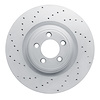 820-20020L Geoperformance Drilled Brake Rotor, 2006-2021 Jaguar, Position: Front Left - image 1