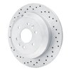 820-21027L Geoperformance Drilled Brake Rotor, 2009-2010 Kia/Hyundai/Genesis, Position: Rear Left - image 2
