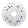 820-21039L Geoperformance Drilled Brake Rotor, Fits Select Kia/Hyundai/Genesis, Position: Rear Left - image 1