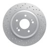 820-21047L Geoperformance Drilled Brake Rotor, Fits Select Kia/Hyundai/Genesis, Position: Rear Left - image 1