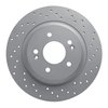 820-21047R Geoperformance Drilled Brake Rotor, Fits Select Kia/Hyundai/Genesis, Position: Rear Right - image 1