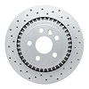 820-27044L Geoperformance Drilled Brake Rotor, 2010-2017 Volvo, Position: Rear Left