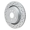 820-27044L Geoperformance Drilled Brake Rotor, 2010-2017 Volvo, Position: Rear Left - image 2