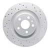 820-27052R Geoperformance Drilled Brake Rotor, Fits Select Volvo, Position: Rear Right
