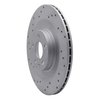 820-27054L Geoperformance Drilled Brake Rotor, Fits Select Multiple Makes/Models, Position: Rear Left - image 2