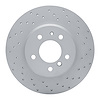820-31030R Geoperformance Drilled Brake Rotor, 1991-2001 BMW, Position: Rear Right - image 1