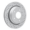 820-31044R Geoperformance Drilled Brake Rotor, 1996-2003 BMW, Position: Rear Right - image 2