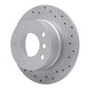 820-31045R Geoperformance Drilled Brake Rotor, 1996-2002 BMW, Position: Rear Right - image 2