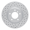 820-31069L Geoperformance Drilled Brake Rotor, 2006-2012 BMW, Position: Front Left - image 1