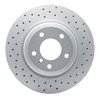 820-31070R Geoperformance Drilled Brake Rotor, 2006-2015 BMW, Position: Rear Right - image 1