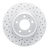 820-31085L Geoperformance Drilled Brake Rotor, 2006-2013 BMW, Position: Front Left - image 1