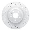 820-31095R Geoperformance Drilled Brake Rotor, 2009-2019 BMW, Position: Rear Right - image 1
