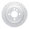 820-32003L Geoperformance Drilled Brake Rotor, 2002-2015 Mini, Position: Rear Left - image 1