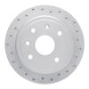 820-32007R Geoperformance Drilled Brake Rotor, 2009-2014 Mini, Position: Rear Right - image 1