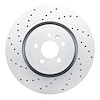 820-40035L Geoperformance Drilled Brake Rotor, Fits Select Mopar, Position: Front Left - image 1