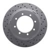 820-40088R Geoperformance Drilled Brake Rotor, 2000-2002 Mopar, Position: Front Right