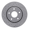 820-40107L Geoperformance Drilled Brake Rotor, 2008-2016 Multiple Makes/Models, Position: Front Left - image 1