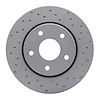 820-40107R Geoperformance Drilled Brake Rotor, 2008-2016 Multiple Makes/Models, Position: Front Right - image 1