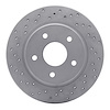 820-40109L Geoperformance Drilled Brake Rotor, 2008-2016 Multiple Makes/Models, Position: Rear Left - image 1