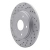 820-40109L Geoperformance Drilled Brake Rotor, 2008-2016 Multiple Makes/Models, Position: Rear Left - image 2