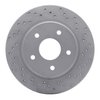 820-40109R Geoperformance Drilled Brake Rotor, 2008-2016 Multiple Makes/Models, Position: Rear Right - image 1