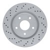 820-40112L Geoperformance Drilled Brake Rotor, Fits Select Multiple Makes/Models, Position: Front Left - image 1