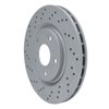 820-40112L Geoperformance Drilled Brake Rotor, Fits Select Multiple Makes/Models, Position: Front Left - image 2