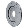 820-40112L Geoperformance Drilled Brake Rotor, Fits Select Multiple Makes/Models, Position: Front Left - image 4