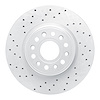 820-40120L Geoperformance Drilled Brake Rotor, Fits Select Mopar, Position: Front Left - image 1
