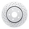 820-42000L Geoperformance Drilled Brake Rotor, 2005-2010 Mopar, Position: Front Left - image 1