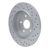 820-42004L Geoperformance Drilled Brake Rotor, Fits Select Mopar, Position: Rear Left - image 4