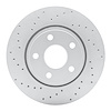 820-42005L Geoperformance Drilled Brake Rotor, Fits Select Mopar, Position: Front Left - image 1