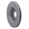 820-42007R Geoperformance Drilled Brake Rotor, Fits Select Mopar, Position: Front Right - image 4