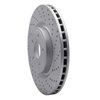 820-42009R Geoperformance Drilled Brake Rotor, Fits Select Mopar, Position: Front Right - image 2