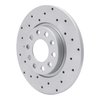 820-42012L Geoperformance Drilled Brake Rotor, Fits Select Mopar, Position: Rear Left - image 2