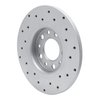 820-42012L Geoperformance Drilled Brake Rotor, Fits Select Mopar, Position: Rear Left - image 4
