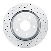 820-42033L Geoperformance Drilled Brake Rotor, 2012-2018 Mopar, Position: Front Left - image 1