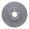 820-46024R Geoperformance Drilled Brake Rotor, 2008-2019 GM, Position: Rear Right - image 1