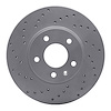 820-46033L Geoperformance Drilled Brake Rotor, Fits Select GM, Position: Front Left - image 1