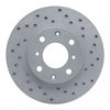 820-47003R Geoperformance Drilled Brake Rotor, 2004-2017 GM, Position: Front Right