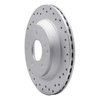 820-47022R Geoperformance Drilled Brake Rotor, 1988-1996 GM, Position: Rear Right - image 2