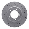 820-47030R Geoperformance Drilled Brake Rotor, 1967-1970 GM, Position: Front Right - image 1