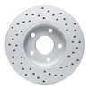 820-47031L Geoperformance Drilled Brake Rotor, 2004-2008 GM, Position: Front Left - image 4