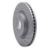 820-52023R Geoperformance Drilled Brake Rotor, 2008-2009 GM, Position: Front Right - image 2