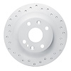 820-54003L Geoperformance Drilled Brake Rotor, 1990-2003 Ford/Lincoln/Mercury/Mazda, Position: Rear Left - image 1