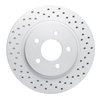 820-54058R Geoperformance Drilled Brake Rotor, 2005-2014 Ford/Lincoln/Mercury/Mazda, Position: Rear Right - image 1