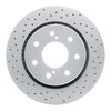 820-54185L Geoperformance Drilled Brake Rotor, 2004-2008 Ford/Lincoln/Mercury/Mazda, Position: Front Left - image 1