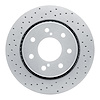 820-54219L Geoperformance Drilled Brake Rotor, 2010-2014 Ford/Lincoln/Mercury/Mazda, Position: Front Left - image 1