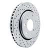 820-54219R Geoperformance Drilled Brake Rotor, 2010-2014 Ford/Lincoln/Mercury/Mazda, Position: Front Right - image 2