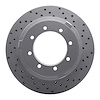820-54225R Geoperformance Drilled Brake Rotor, Fits Select Ford/Lincoln/Mercury/Mazda, Position: Rear Right - image 1